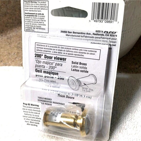 Defender Security 200 Degree Door Viewer NIB - Picture 2 of 2
